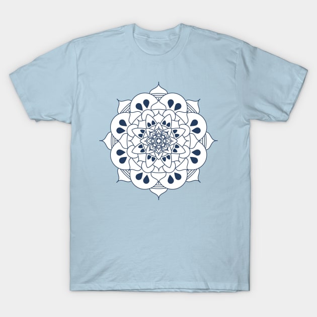 Mandalas Dotted T-Shirt by timegraf